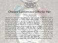 Choose Customized Gifts for Her PowerPoint PPT Presentation