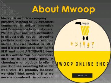 mwoop.com! Top Online Shopping websites