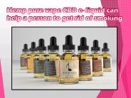 Hemp pure vape CBD e-liquid