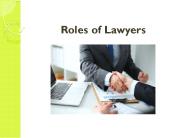 Roles of Lawyers