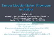 Famous Modular Kitchen Showroom in Udaipur