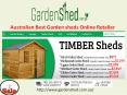 Garden Sheds, Absco Sheds, Timber Sheds Online at Best Price. PowerPoint PPT Presentation