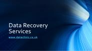 Data Recovery Services