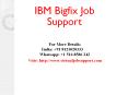 IBM Bigfix job support  IBM Bigfix on job support from India PowerPoint PPT Presentation