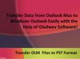 Transfer OLM Data to PST PowerPoint PPT Presentation