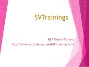 HL7 Training | HL7 Certification Online Training