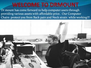 Ergonomic Chair | Best Computer Chair – drmount