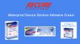 Waterproof Secure Denture Adhesive Cream PowerPoint PPT Presentation