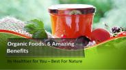 Organic Foods: 6 Amazing Benefits