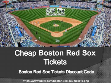 Cheap Boston Red Sox 2018 Tickets
