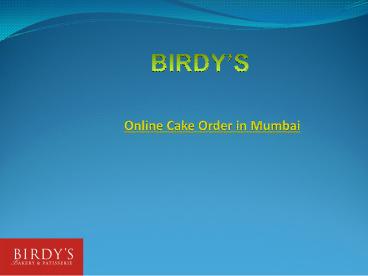 online cake order in Mumbai