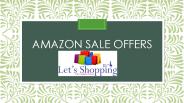 Amazon Sale Offers
