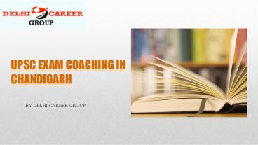 UPSC Coaching in Chandigarh