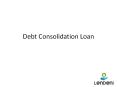 Debt Consolidation Loan PowerPoint PPT Presentation