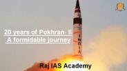 20 years of Pokhran- II  A formidable journey