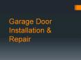 Garage Door Installation & Repair PowerPoint PPT Presentation
