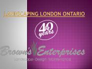 Landscape Design London Ontario service