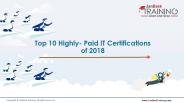 Top 10 Highly- Paid IT Certifications of 2018