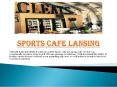 Sports Cafe Lansing (1) PowerPoint PPT Presentation