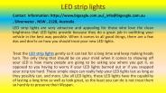 LED strip lights