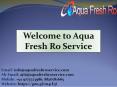 Best Aqua Fresh RO Service Provider in Gurgaon @9773723986