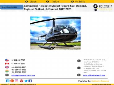 Global Commercial Helicopter Market Outlook 2017-2025