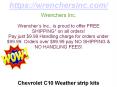 Chevrolet C10 Rear window weather strip PowerPoint PPT Presentation