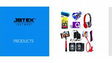 JBTEK products detail ppt