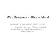 web Designers in Rhode Island (11)