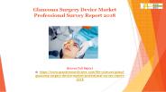 Glaucoma Surgery Device Market Professional Survey Report 2018