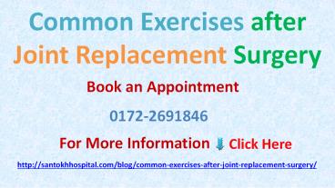 Joint Replacement in   Chandigarh