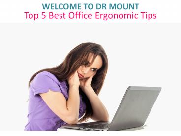 Laptop Ergonomics Tips | Ergonomic Laptop Stand – drmount