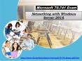 70-741 Microsoft Exam Questions & Verified Answer PowerPoint PPT Presentation