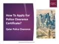How To Apply For Police Clearance Certificate? PowerPoint PPT Presentation
