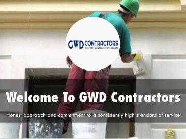 Information Presentation Of GWD Contractors