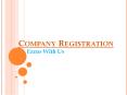 company registration (1) PowerPoint PPT Presentation