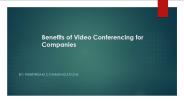 Benefits of Video Conferencing for Companies (1)