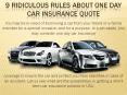 One Day Car Insurance Quote (1) PowerPoint PPT Presentation