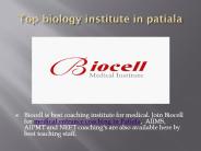 Top coaching centre for medical entrance exams