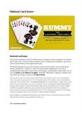 Natonal Card Game Rummy PowerPoint PPT Presentation