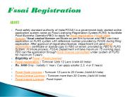 fssai registration
