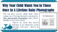 Why Your Child Wants You In Those Once In A Lifetime Baby Photographs PowerPoint PPT Presentation