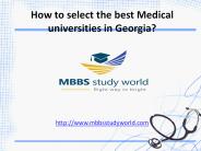 Study MBBS in Georgia (1)