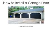 How to Install a Garage Door (2)