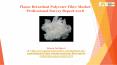Flame Retardant Polyester Fiber Market Professional Survey Report 2018 PowerPoint PPT Presentation