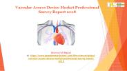 Vascular Access Device Market Professional Survey Report 2018