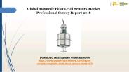 Global magnetic float level sensors market professional survey report 2018
