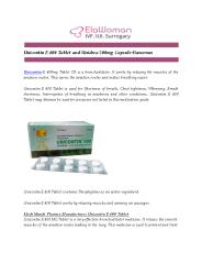 Unicontin E 400 Tablet and Unidrea 500mg Capsule