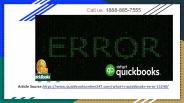 What is Quickbooks Error 15240?