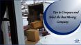 Tips to Compare and Select the Best Moving Company PowerPoint PPT Presentation
